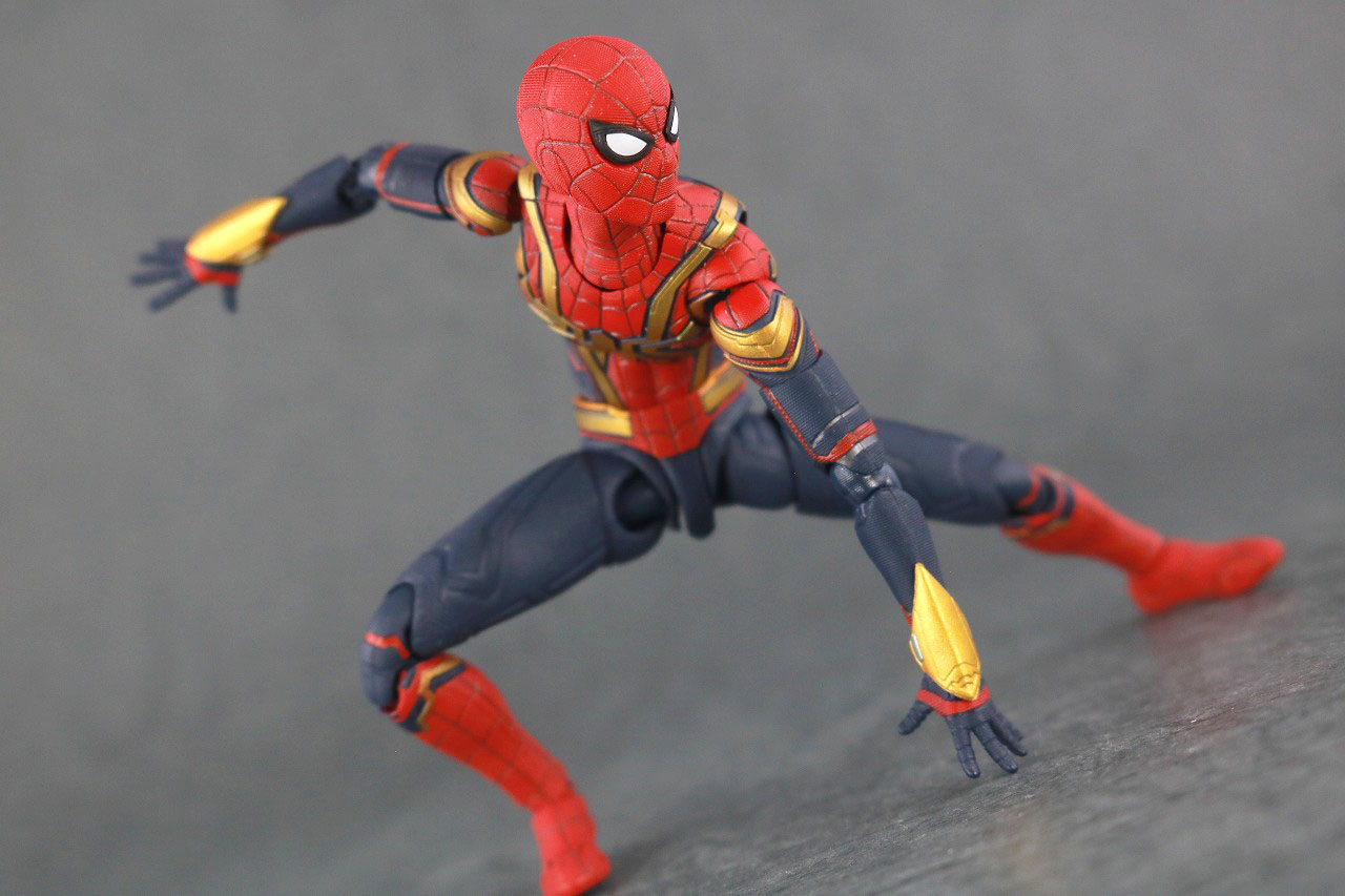 S.H.フィギュアーツ　スパイダーマン インテグレーテッドスーツ　レビュー　アクション