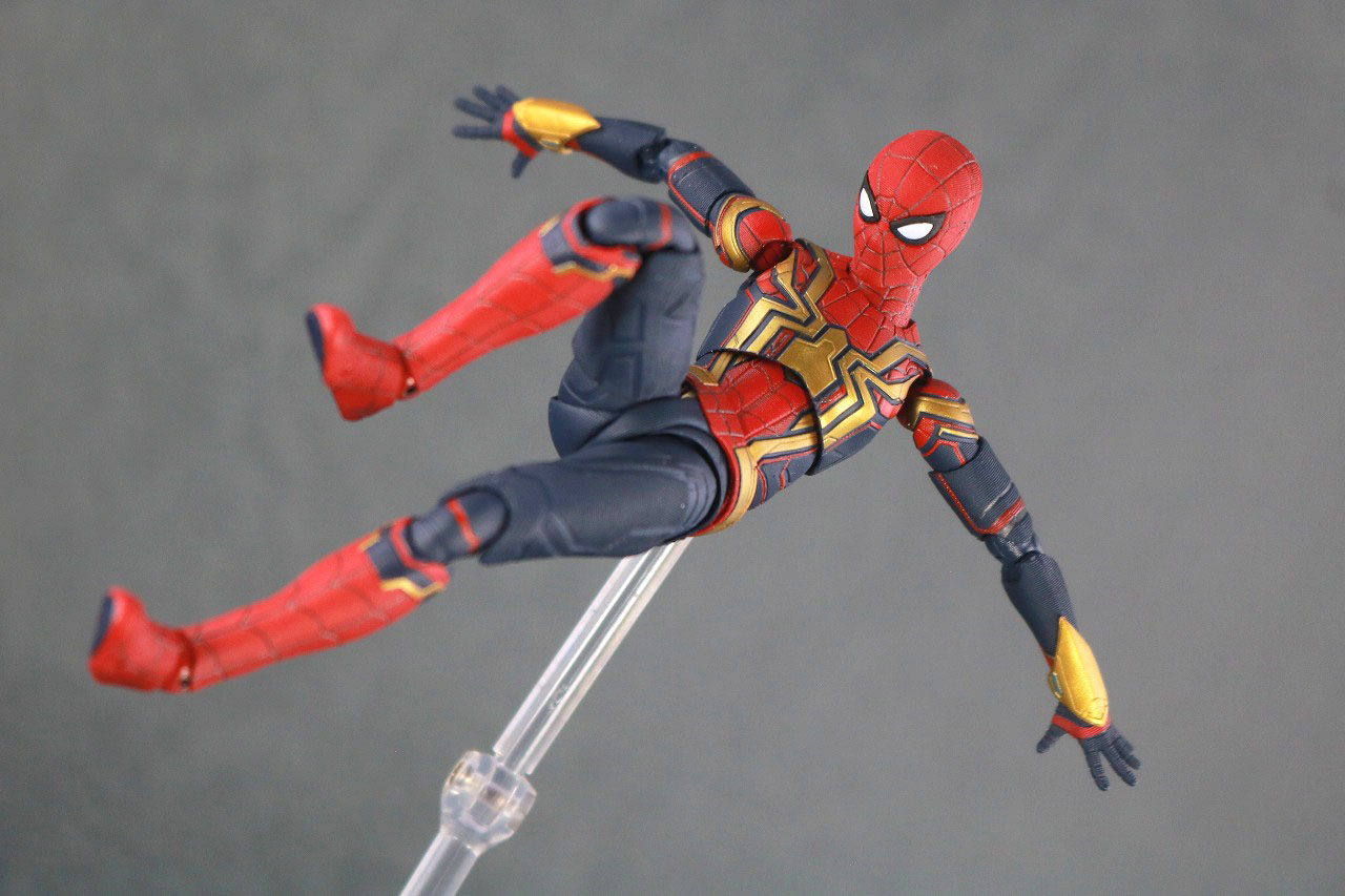 S.H.フィギュアーツ　スパイダーマン インテグレーテッドスーツ　レビュー　アクション