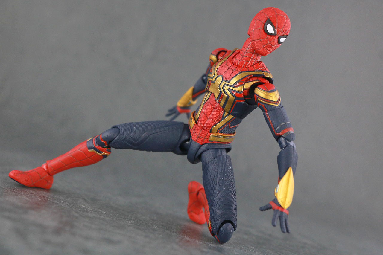 S.H.フィギュアーツ　スパイダーマン インテグレーテッドスーツ　レビュー　アクション