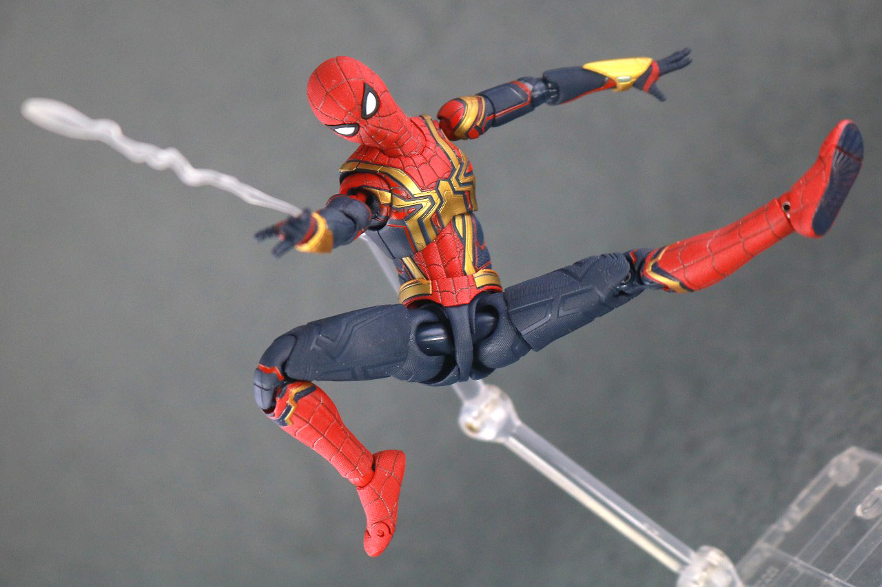 S.H.フィギュアーツ　スパイダーマン インテグレーテッドスーツ　レビュー　アクション