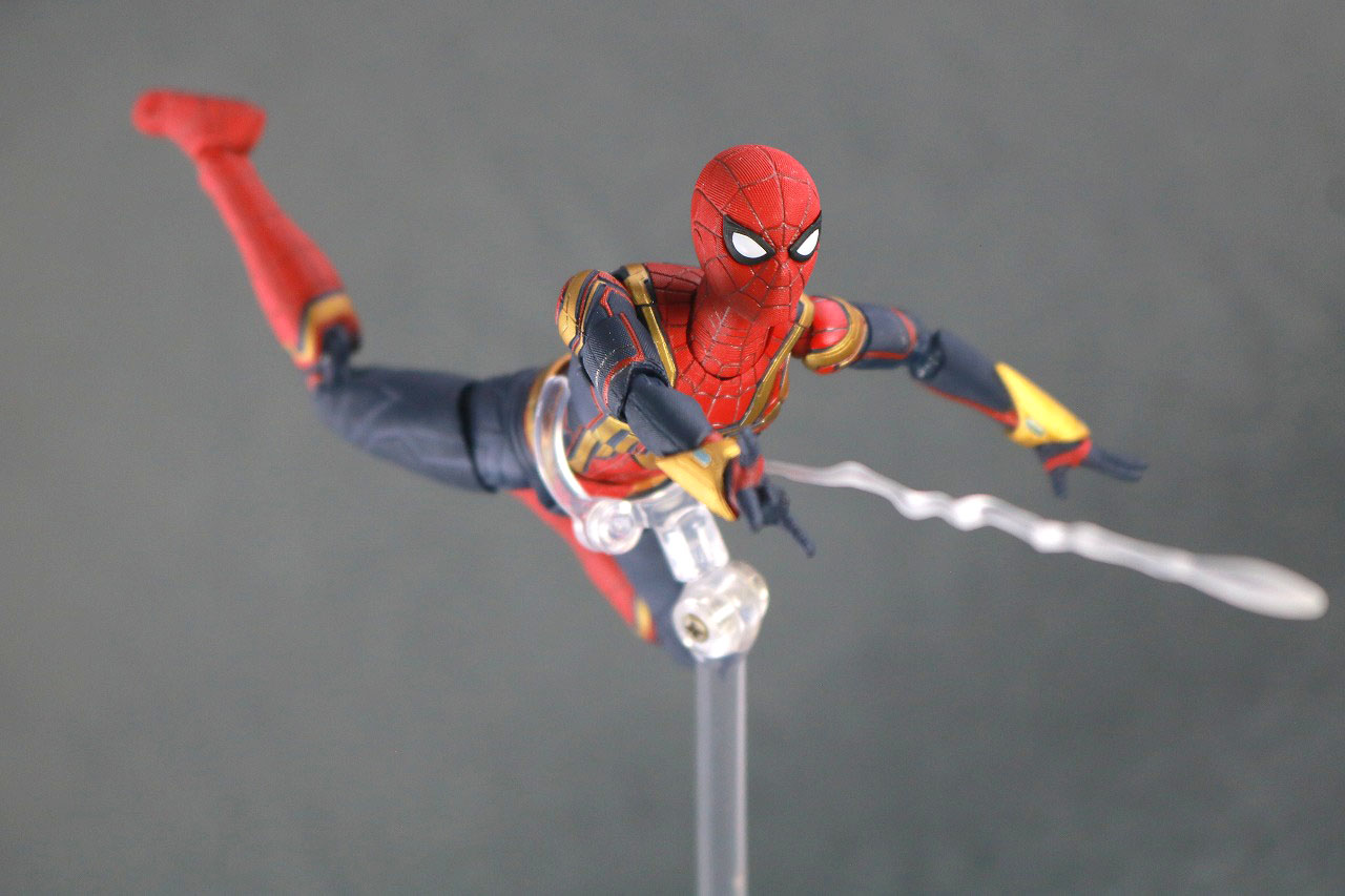 S.H.フィギュアーツ　スパイダーマン インテグレーテッドスーツ　レビュー　アクション