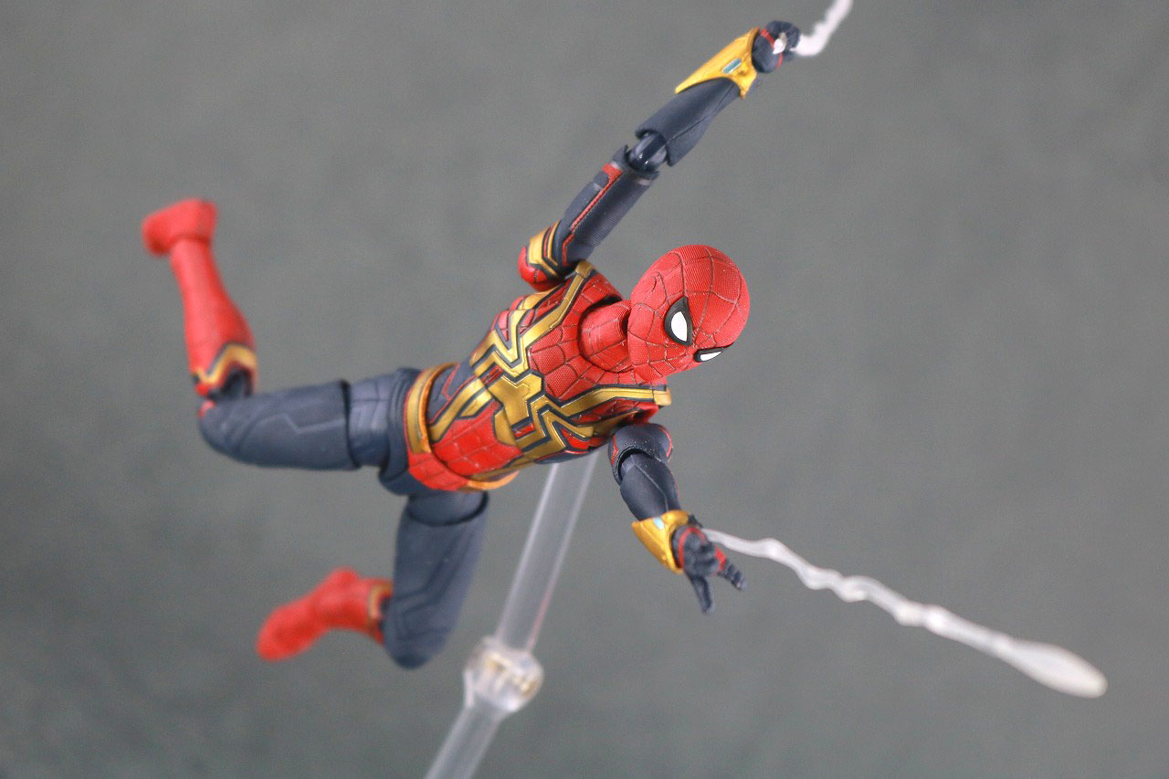 S.H.フィギュアーツ　スパイダーマン インテグレーテッドスーツ　レビュー　アクション