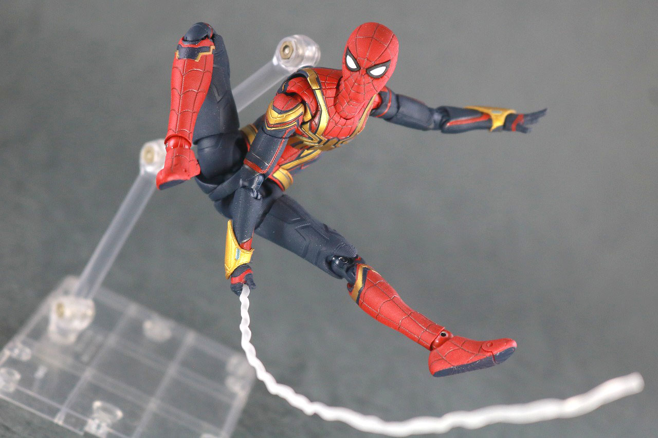 S.H.フィギュアーツ　スパイダーマン インテグレーテッドスーツ　レビュー　アクション