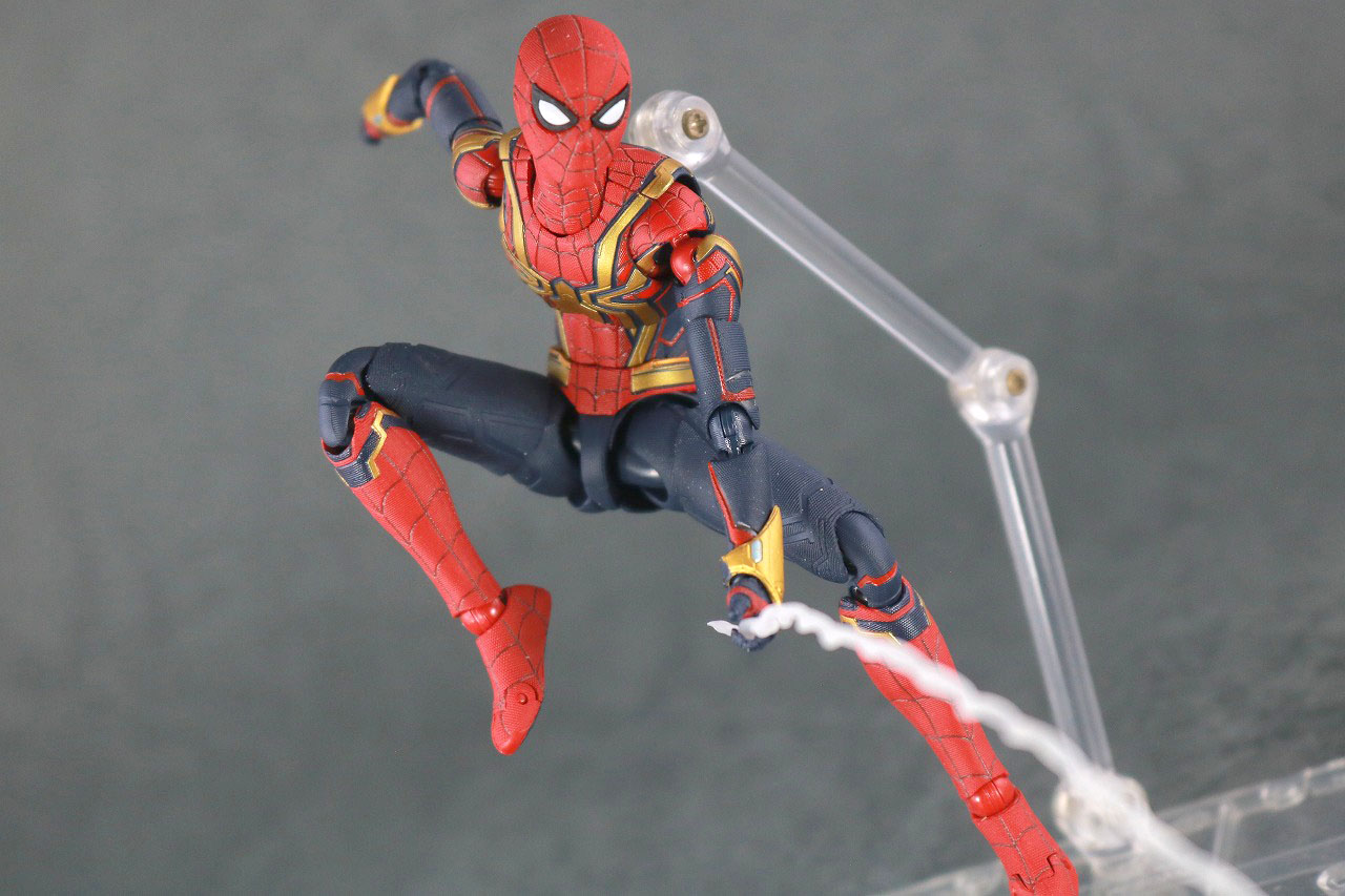 S.H.フィギュアーツ　スパイダーマン インテグレーテッドスーツ　レビュー　アクション