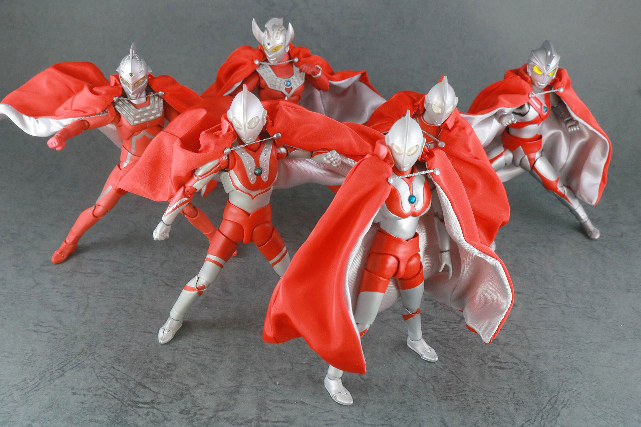 S.H.フィギュアーツ　ブラザーズマント　レビュー　アクション　ウルトラマン　ウルトラセブン　ゾフィー　ウルトラマンジャック　ウルトラマンエース　ウルトラマンタロウ