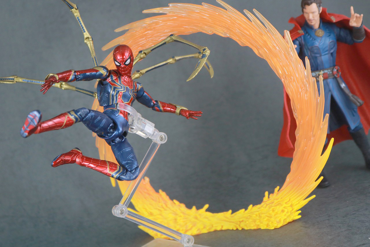 マーベルレジェンド　ディフェンダー　ストレンジ　レビュー　アクション　MAFEX　アイアン・スパイダー