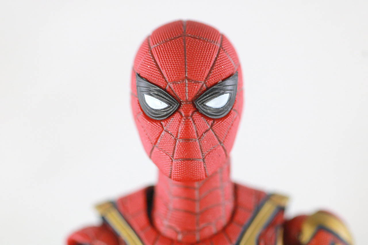 S.H.フィギュアーツ　スパイダーマン　ブラック＆ゴールドスーツ　レビュー　付属品　交換用目パーツ　インテグレーテッドスーツ