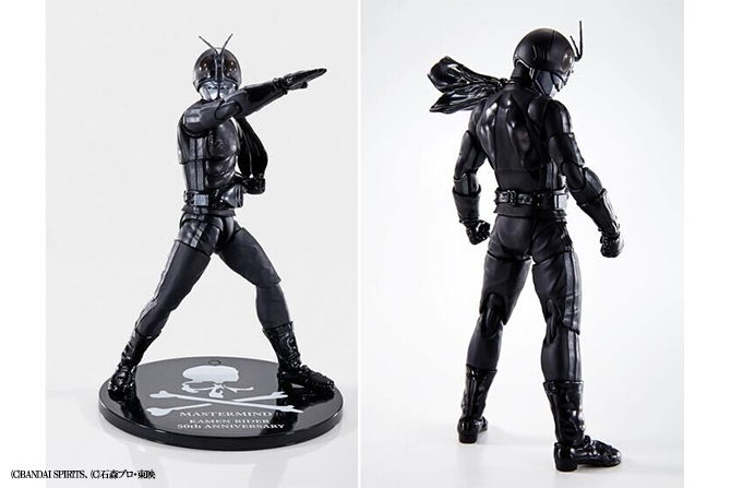 S.H.フィギュアーツ新作！mastermind JAPAN x 仮面ライダーコラボ真骨彫 仮面ライダー新1号 BLACK Ver.が22年3月に抽選発売！