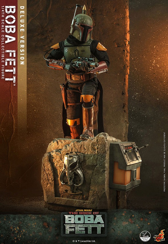 ホットトイズ　クオーター・スケール　ボバ・フェット『ボバ・フェット／The Book of Boba Fett』ボーナスアクセサー付き