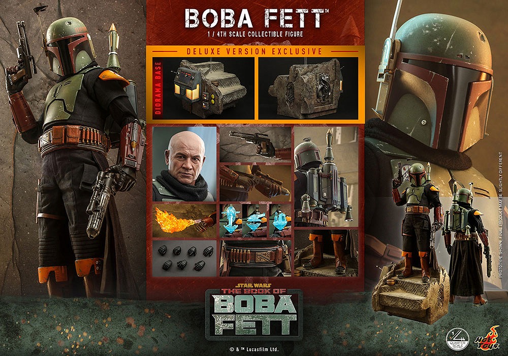 ホットトイズ　クオーター・スケール　ボバ・フェット『ボバ・フェット／The Book of Boba Fett』ボーナスアクセサー付き