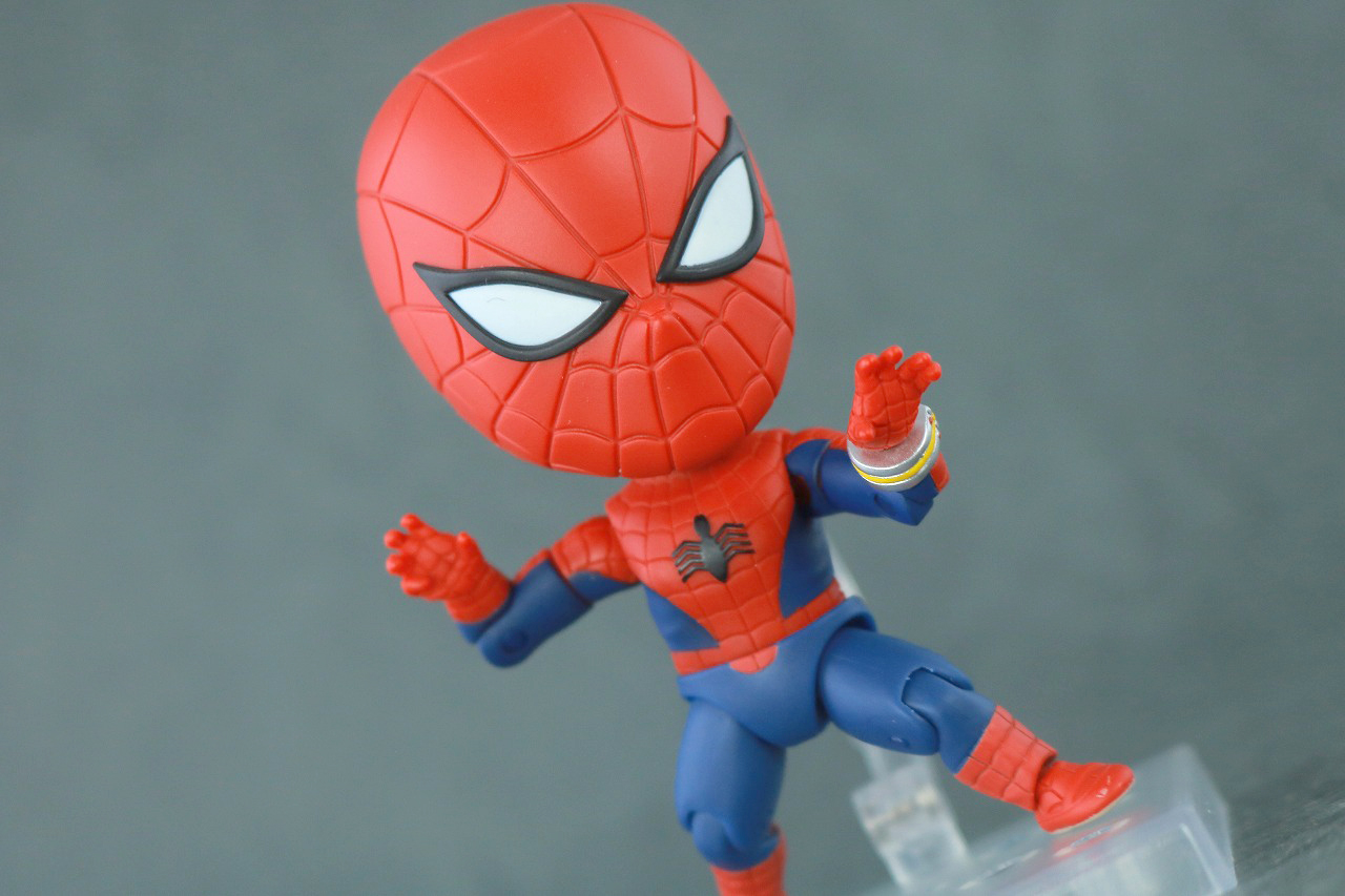 ねんどろいど　スパイダーマン（東映版） レビュー　アクション