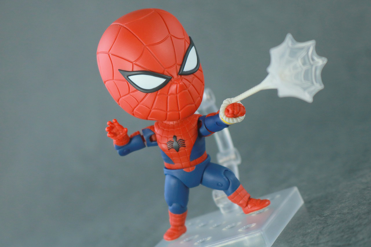 ねんどろいど　スパイダーマン（東映版） レビュー　アクション