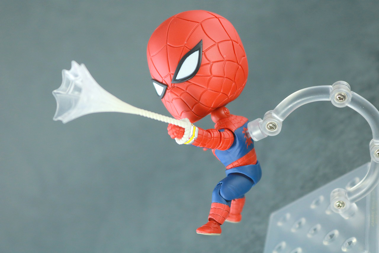 ねんどろいど　スパイダーマン（東映版） レビュー　アクション