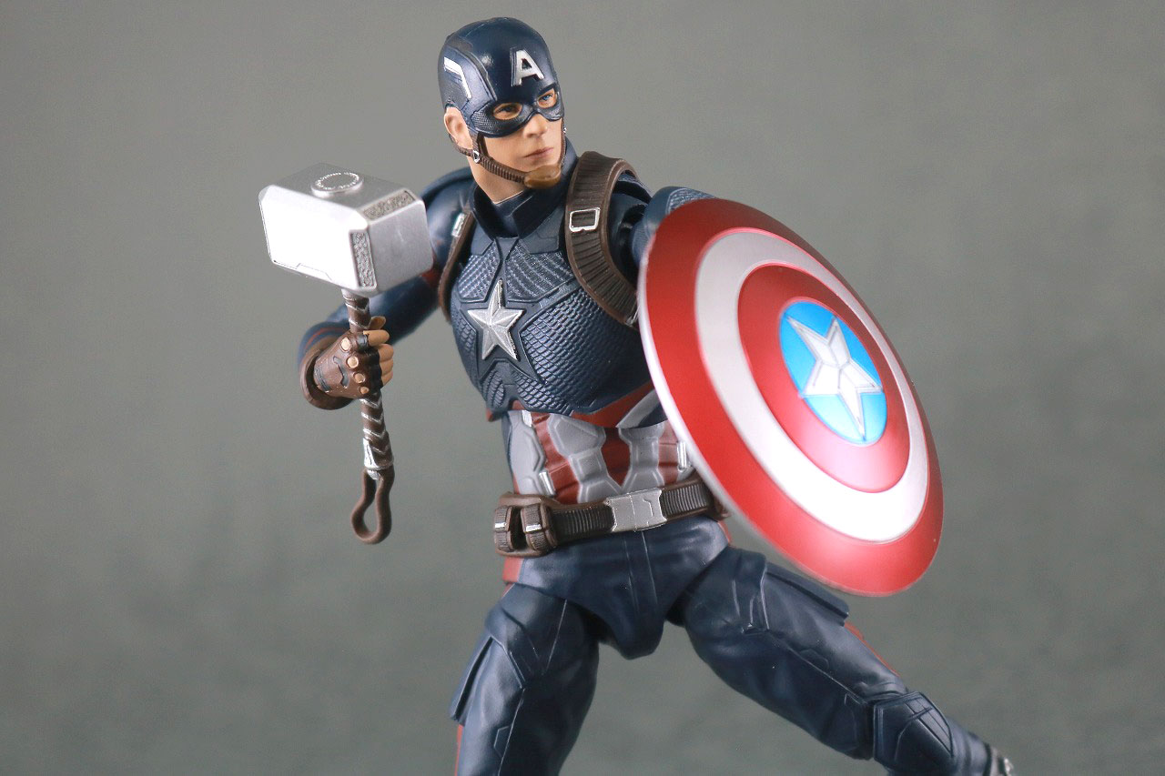 MAFEX　マフェックス　キャプテンアメリカ　アベンジャーズ　エンドゲーム　レビュー　アクション