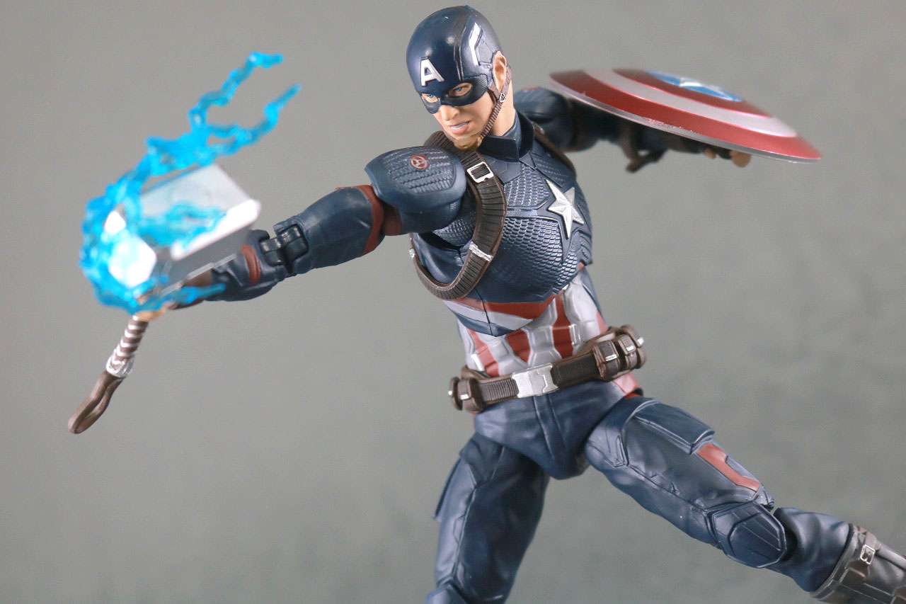 MAFEX　マフェックス　キャプテンアメリカ　アベンジャーズ　エンドゲーム　レビュー　アクション