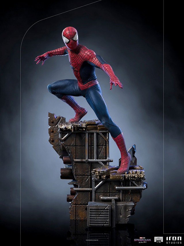 アイアン・スタジオ スタチュー　バトルジオラマ・シリーズ　1/10スケール『スパイダーマン：ノー・ウェイ・ホーム』　ピーター3　アメイジング・スパイダーマン