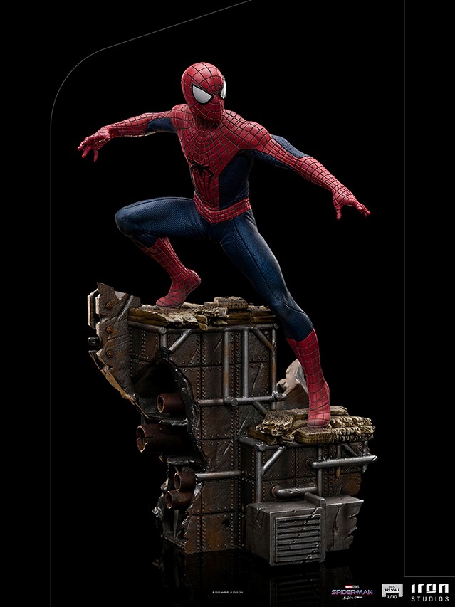 アイアン・スタジオ スタチュー　バトルジオラマ・シリーズ　1/10スケール『スパイダーマン：ノー・ウェイ・ホーム』　ピーター3　アメイジング・スパイダーマン