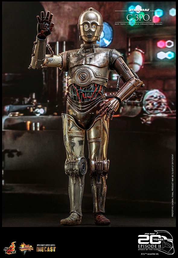 ホットトイズ ムービー・マスターピースDIECAST  C-3PO（『スター・ウォーズエピソード2／クローンの攻撃』）