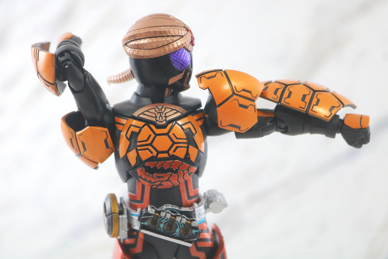 S.H.フィギュアーツ　仮面ライダーオーズ　ブラカワニコンボ　真骨彫製法　レビュー　可動範囲