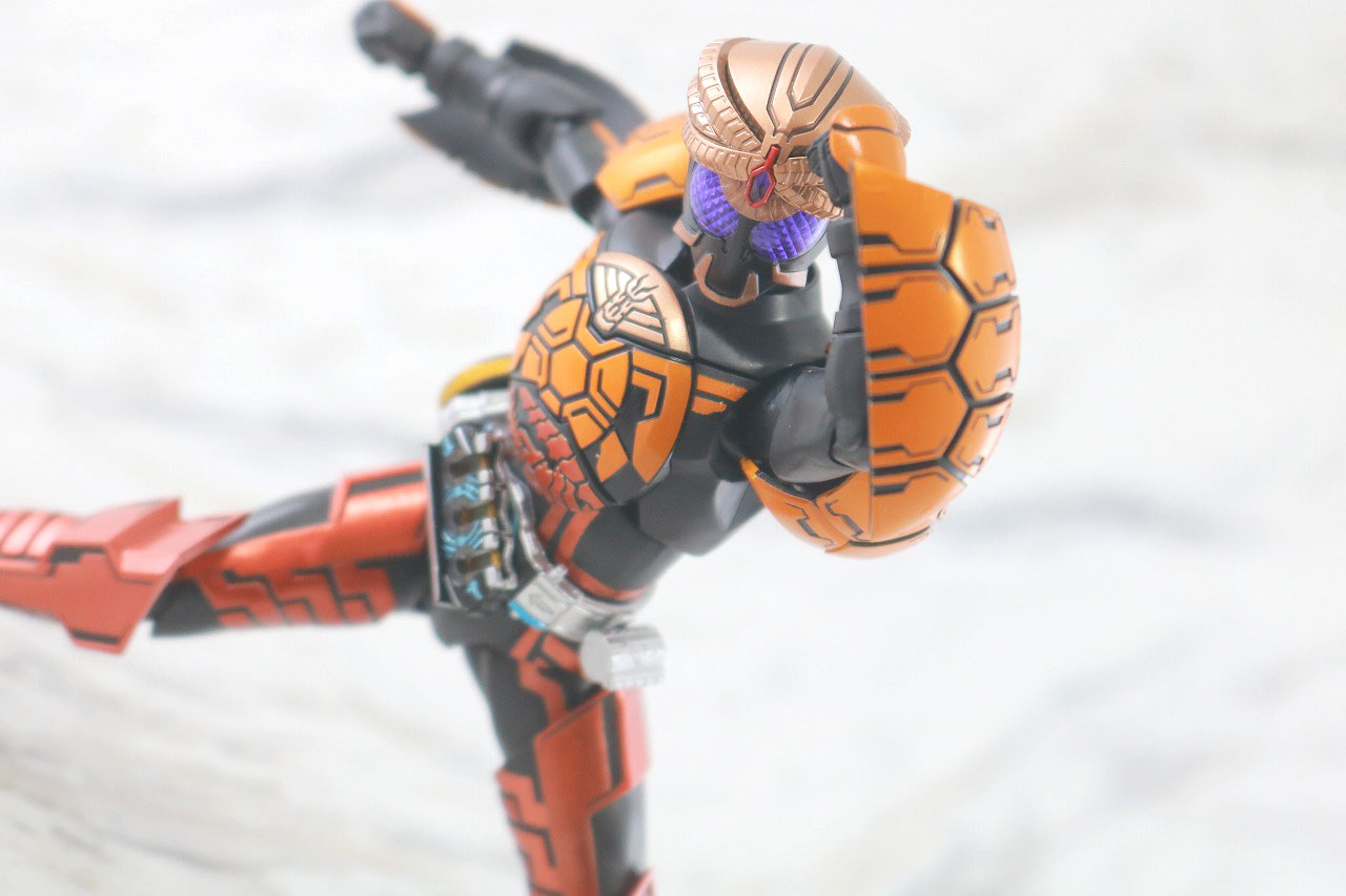 S.H.フィギュアーツ　仮面ライダーオーズ　ブラカワニコンボ　真骨彫製法　レビュー　アクション