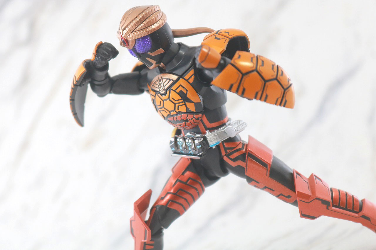 S.H.フィギュアーツ　仮面ライダーオーズ　ブラカワニコンボ　真骨彫製法　レビュー　アクション