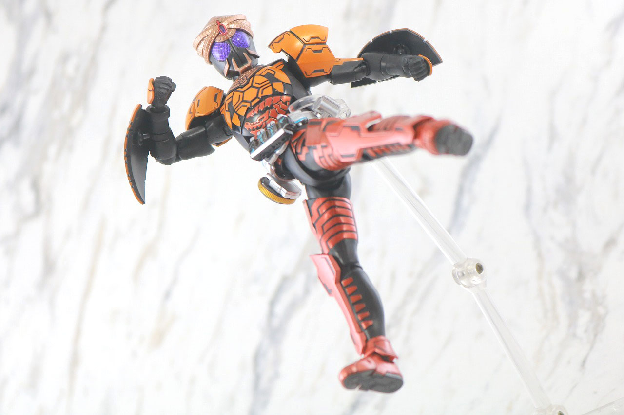 S.H.フィギュアーツ　仮面ライダーオーズ　ブラカワニコンボ　真骨彫製法　レビュー　アクション