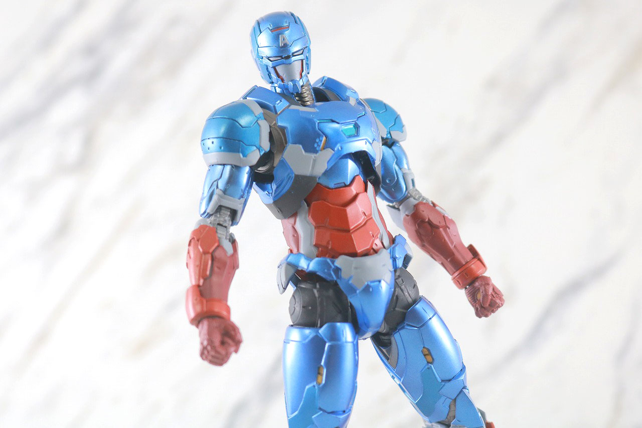 S.H.フィギュアーツ　キャプテン・アメリカ（テック・オン・アベンジャーズ）　レビュー　アクション