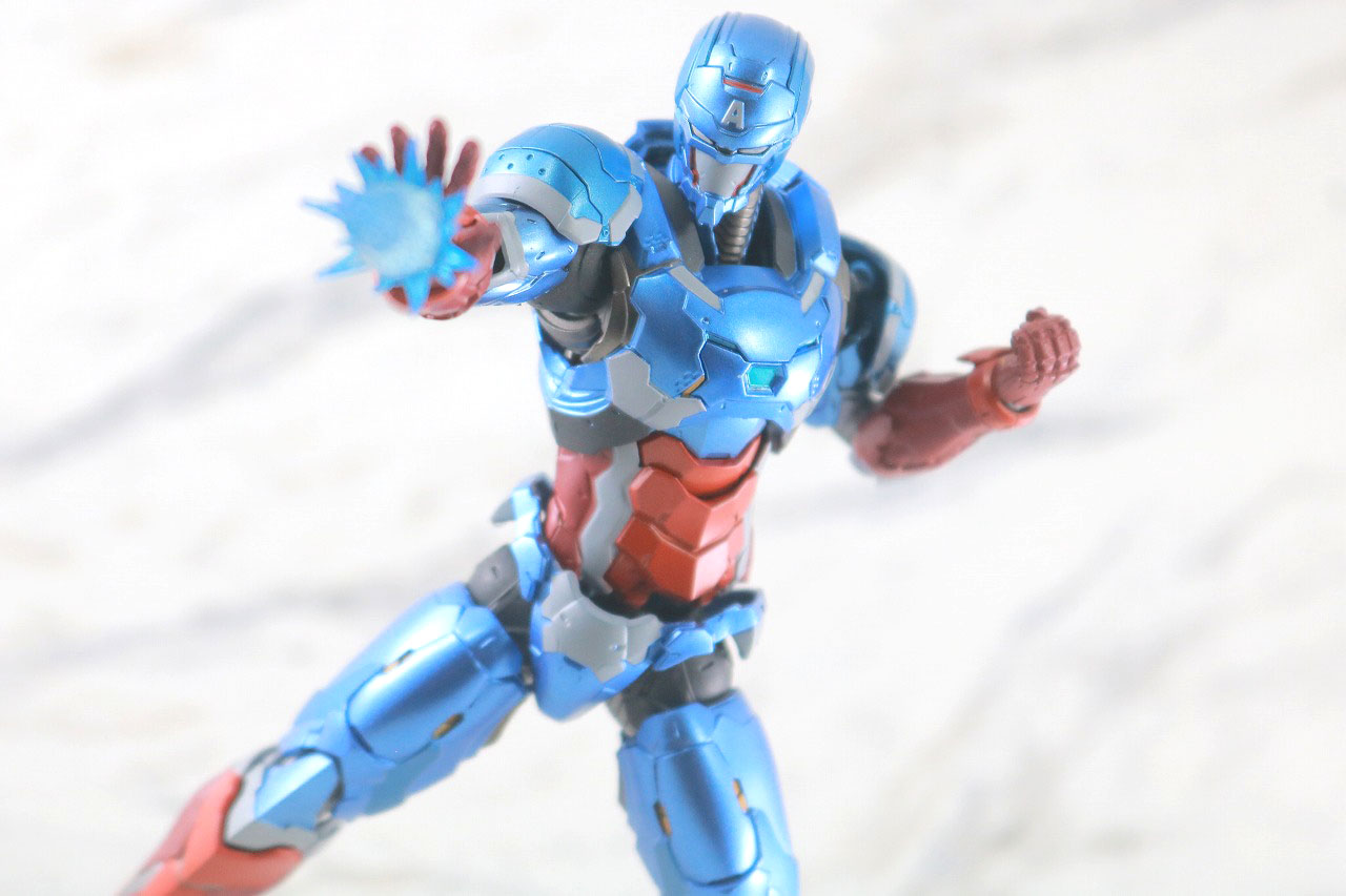 S.H.フィギュアーツ　キャプテン・アメリカ（テック・オン・アベンジャーズ）　レビュー　アクション