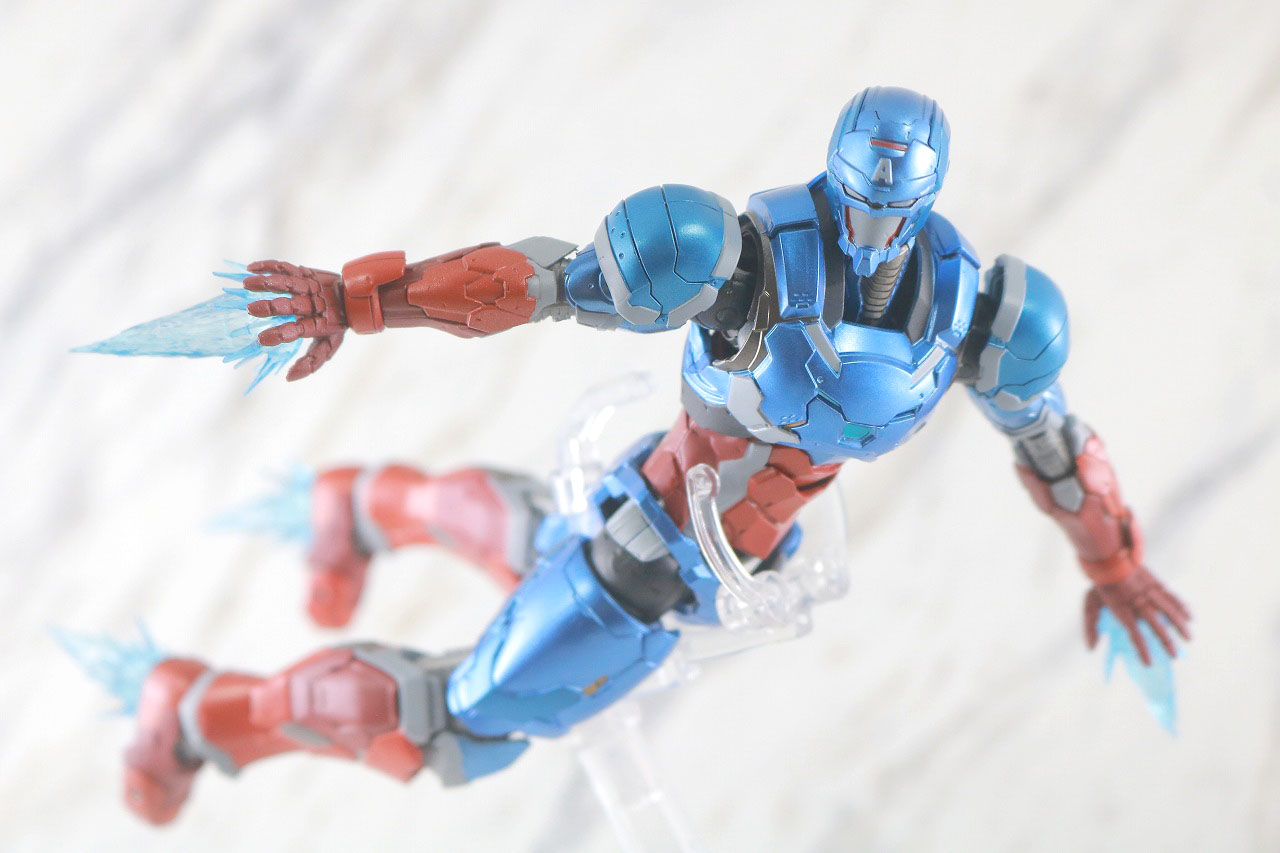 S.H.フィギュアーツ　キャプテン・アメリカ（テック・オン・アベンジャーズ）　レビュー　アクション