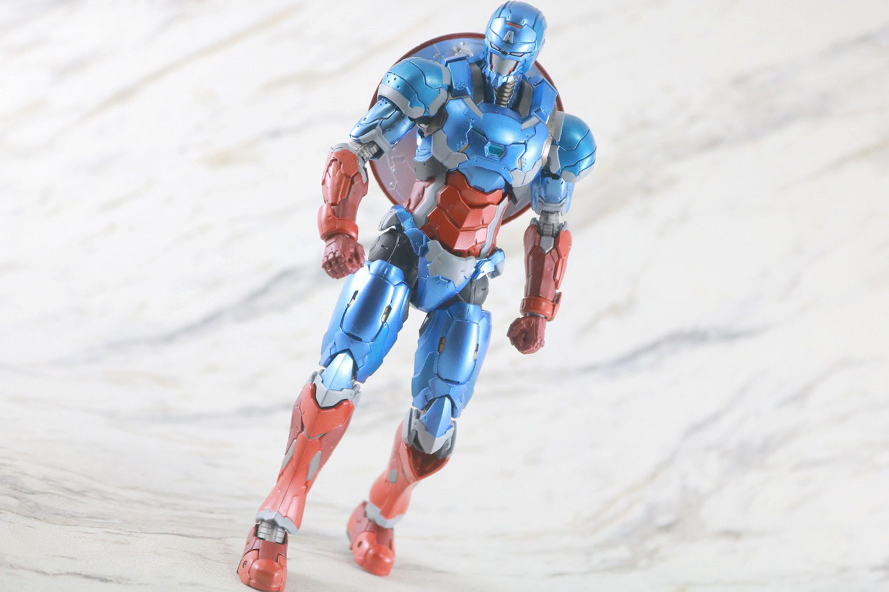 S.H.フィギュアーツ　キャプテン・アメリカ（テック・オン・アベンジャーズ）　レビュー　アクション