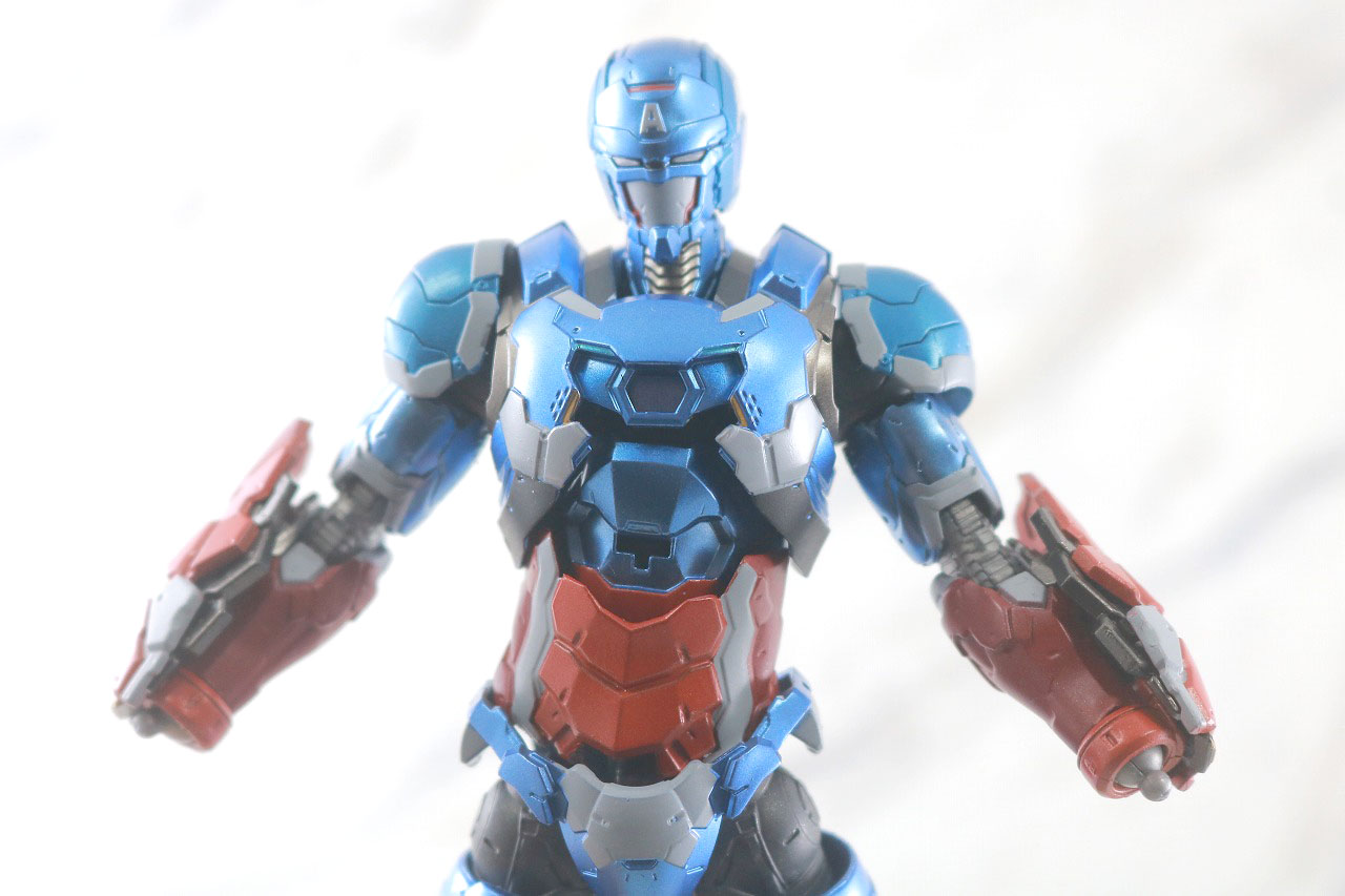 S.H.フィギュアーツ　キャプテン・アメリカ（テック・オン・アベンジャーズ）　レビュー　DH-10　換装