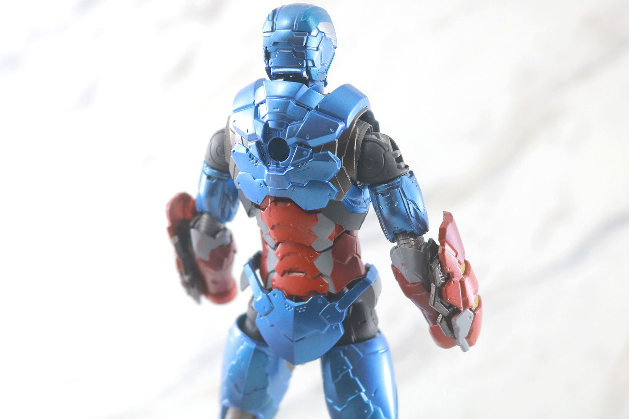 S.H.フィギュアーツ　キャプテン・アメリカ（テック・オン・アベンジャーズ）　レビュー　DH-10　換装