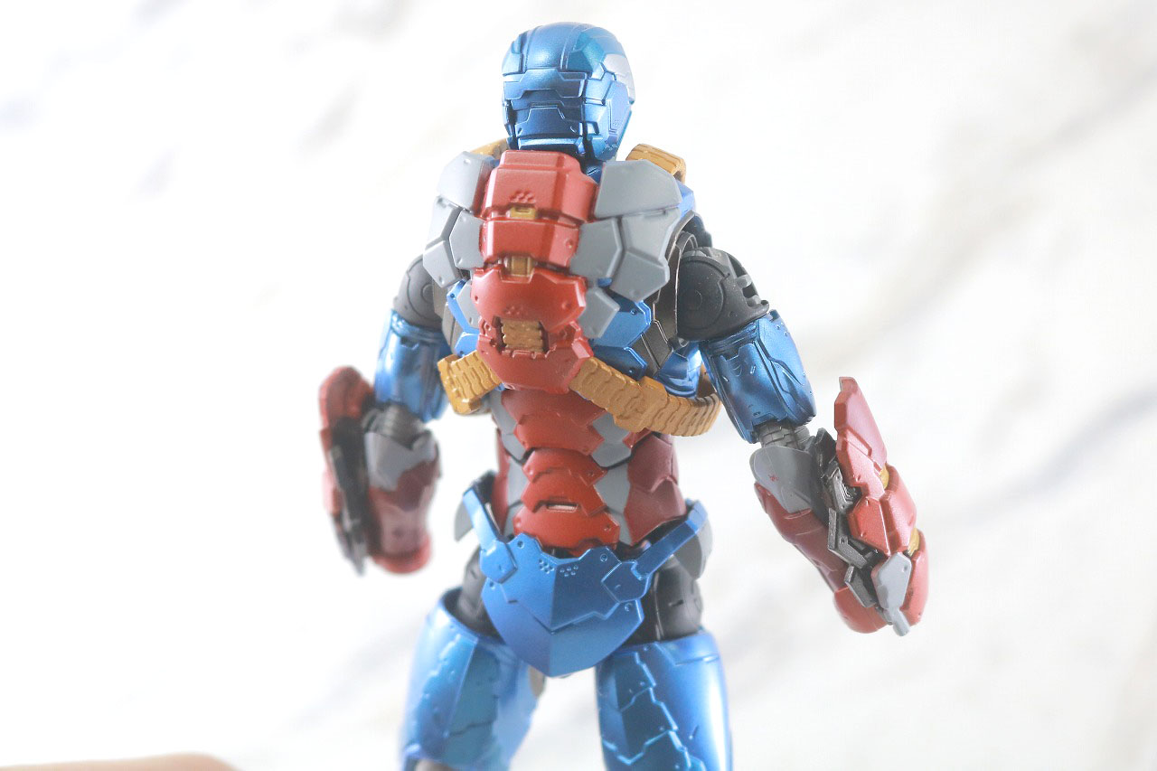 S.H.フィギュアーツ　キャプテン・アメリカ（テック・オン・アベンジャーズ）　レビュー　DH-10　換装