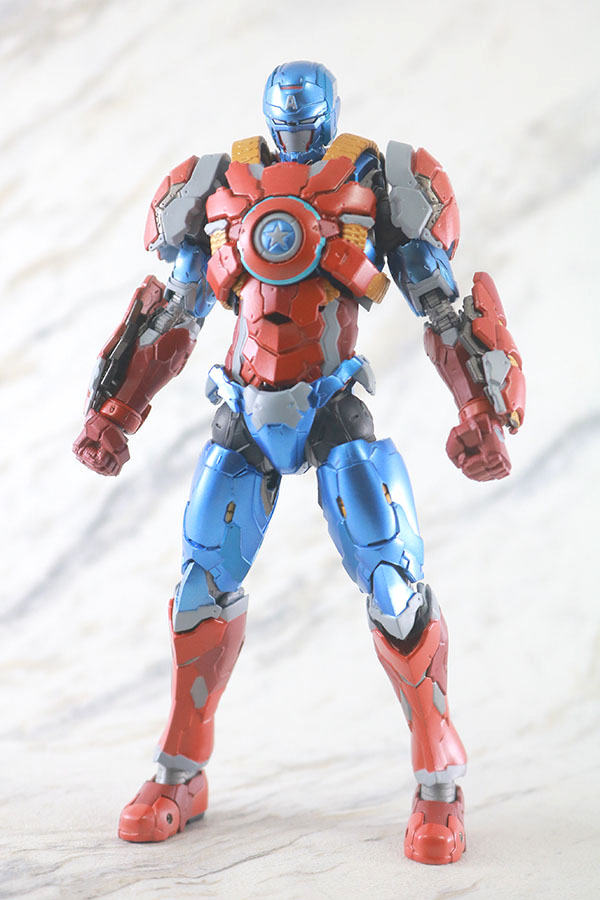 S.H.フィギュアーツ　キャプテン・アメリカ（テック・オン・アベンジャーズ）　レビュー　DH-10　全身