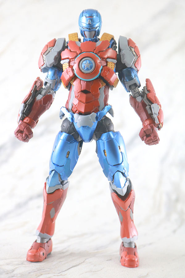 S.H.フィギュアーツ　キャプテン・アメリカ（テック・オン・アベンジャーズ）　レビュー　DH-10　全身