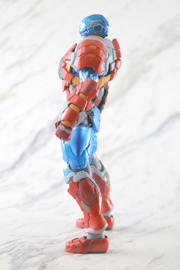 S.H.フィギュアーツ　キャプテン・アメリカ（テック・オン・アベンジャーズ）　レビュー　DH-10　全身