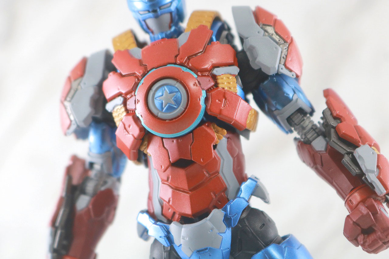 S.H.フィギュアーツ　キャプテン・アメリカ（テック・オン・アベンジャーズ）　レビュー　DH-10　全身