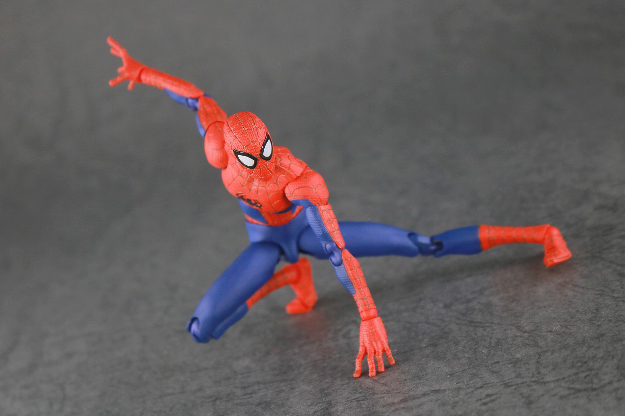 千値練 SVアクション　スパイダーマン　ピーター・B・パーカー　レビュー　アクション