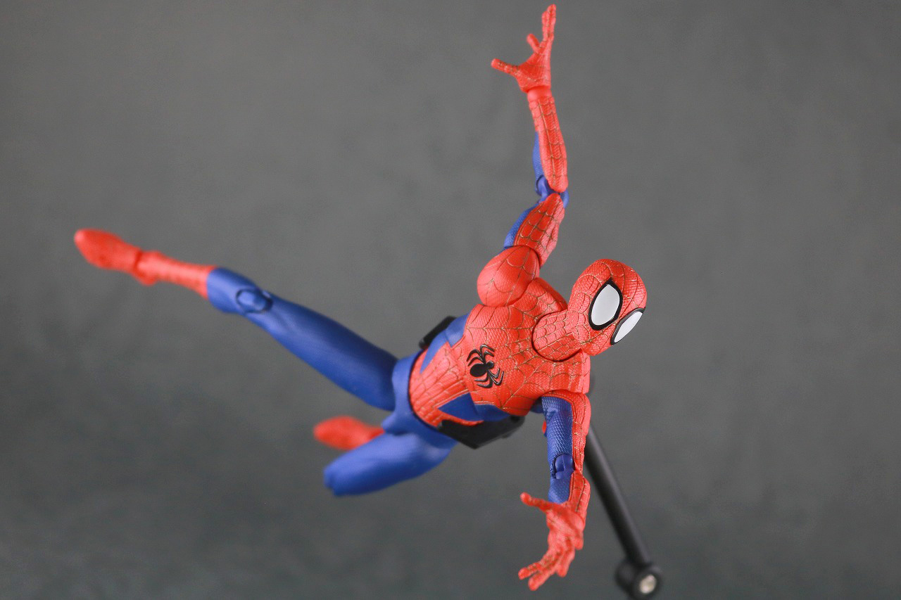 千値練 SVアクション　スパイダーマン　ピーター・B・パーカー　レビュー　アクション