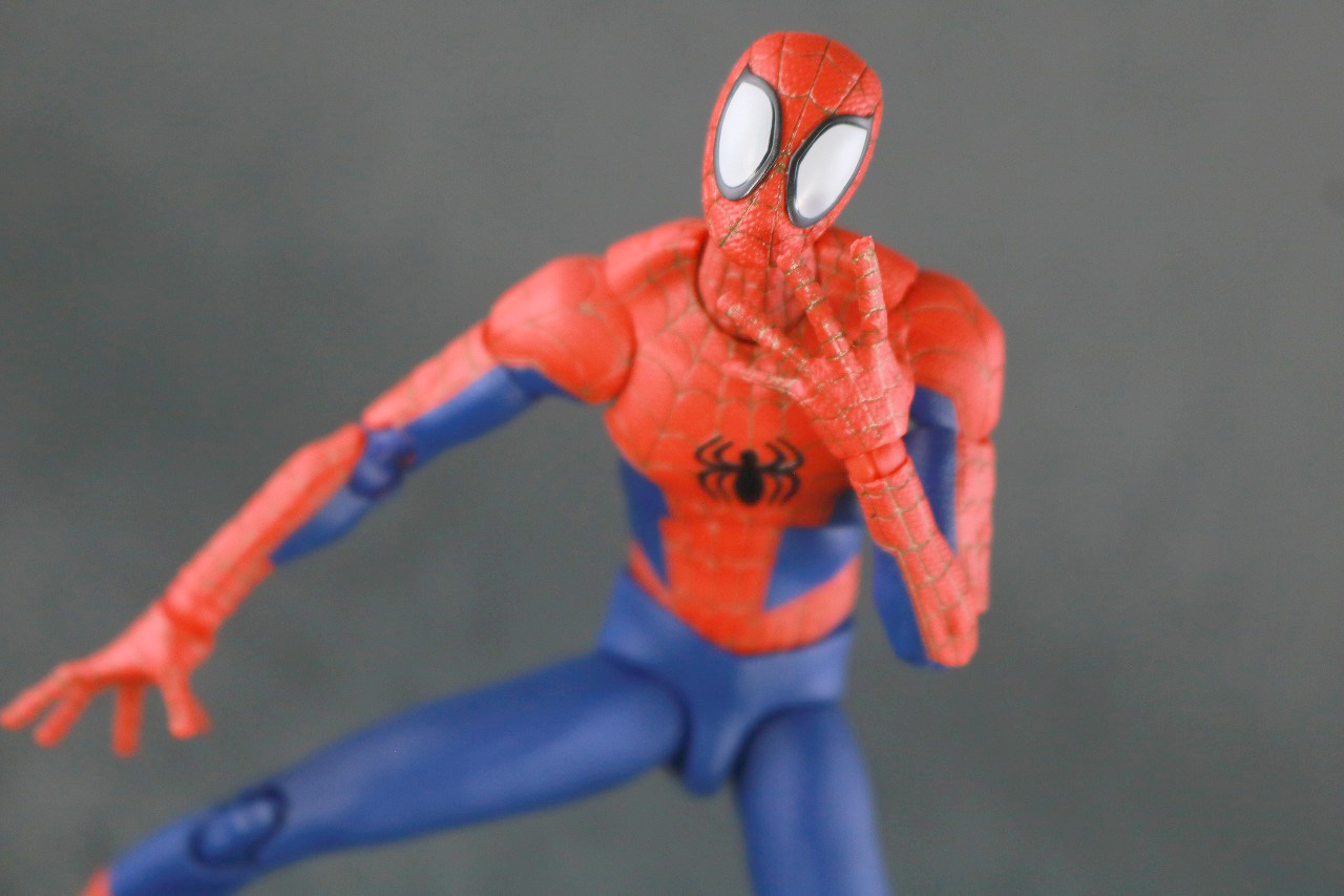 千値練 SVアクション　スパイダーマン　ピーター・B・パーカー　レビュー　アクション