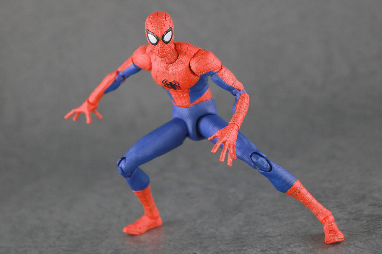 千値練 SVアクション　スパイダーマン　ピーター・B・パーカー　レビュー　アクション