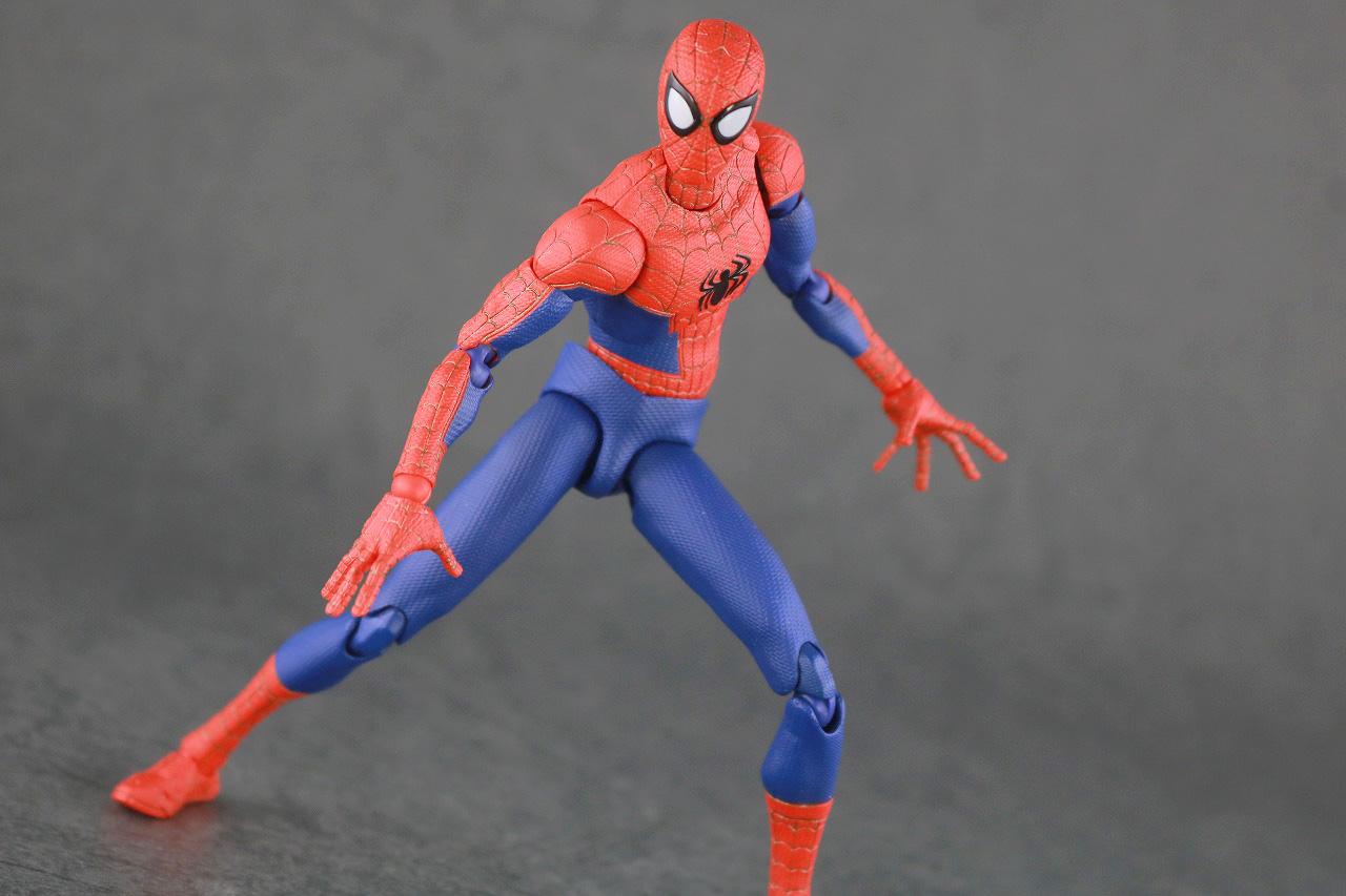 千値練 SVアクション　スパイダーマン　ピーター・B・パーカー　レビュー　アクション