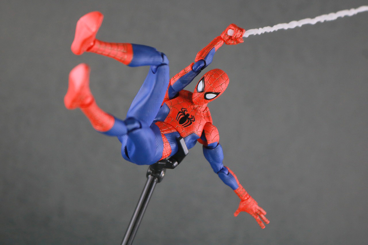 千値練 SVアクション　スパイダーマン　ピーター・B・パーカー　レビュー　アクション