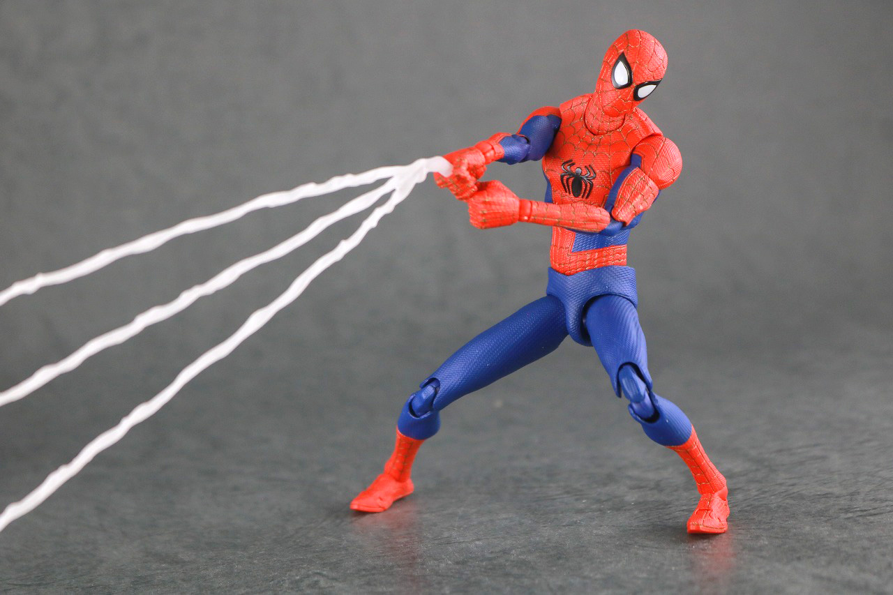 千値練 SVアクション　スパイダーマン　ピーター・B・パーカー　レビュー　アクション