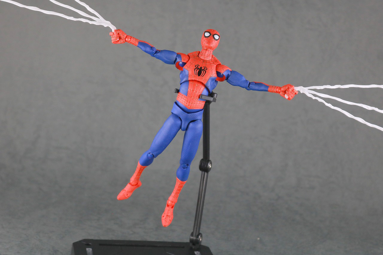 千値練 SVアクション　スパイダーマン　ピーター・B・パーカー　レビュー　アクション