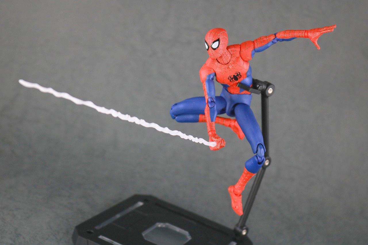 千値練 SVアクション　スパイダーマン　ピーター・B・パーカー　レビュー　アクション