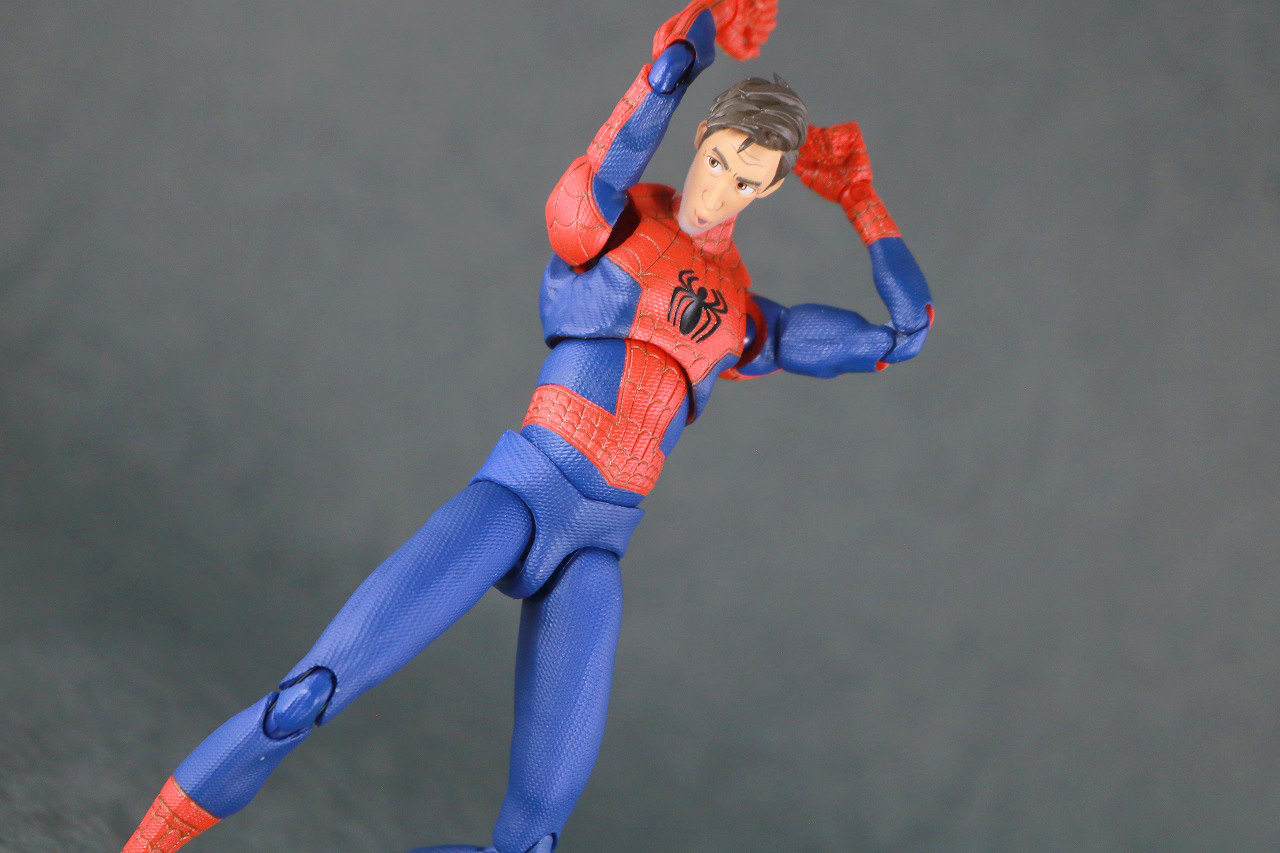 千値練 SVアクション　スパイダーマン　ピーター・B・パーカー　レビュー　アクション