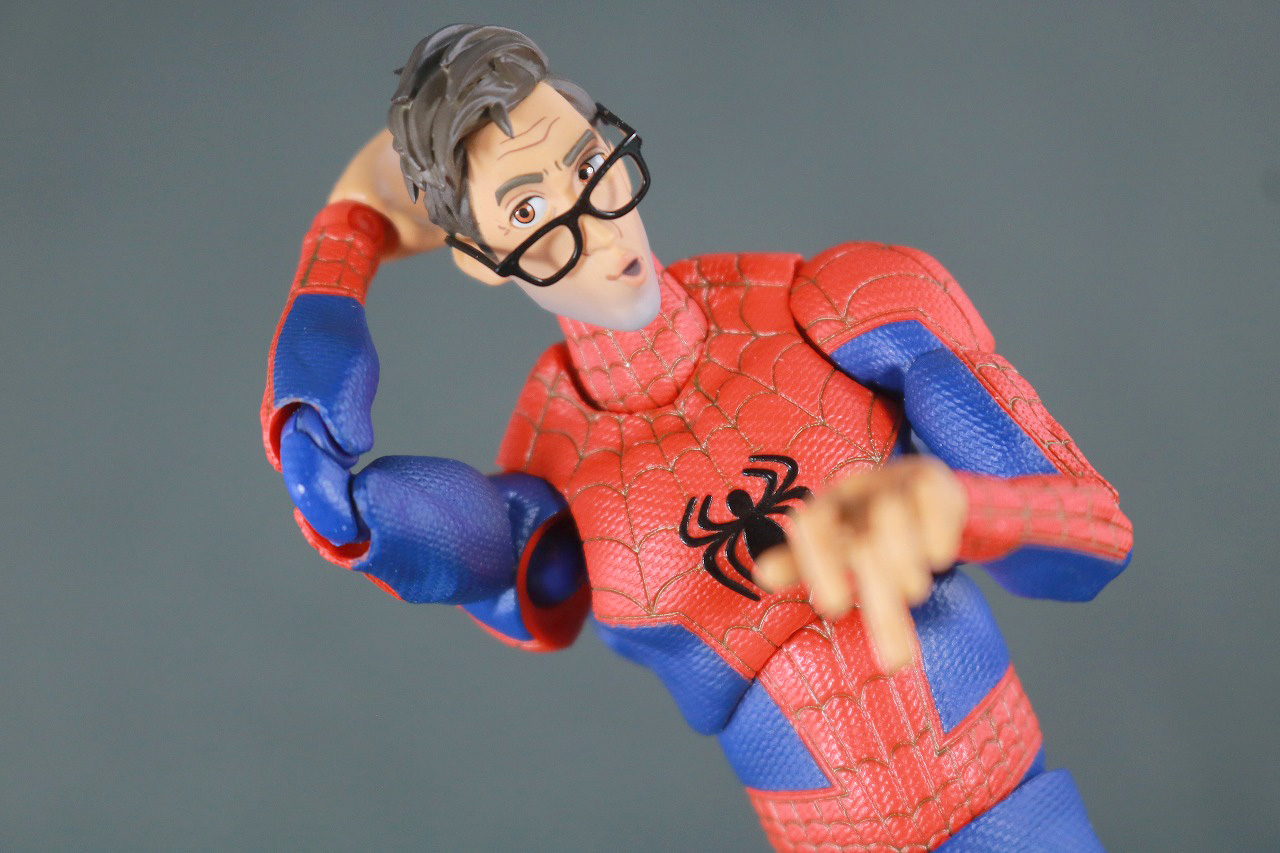 千値練 SVアクション　スパイダーマン　ピーター・B・パーカー　レビュー　アクション