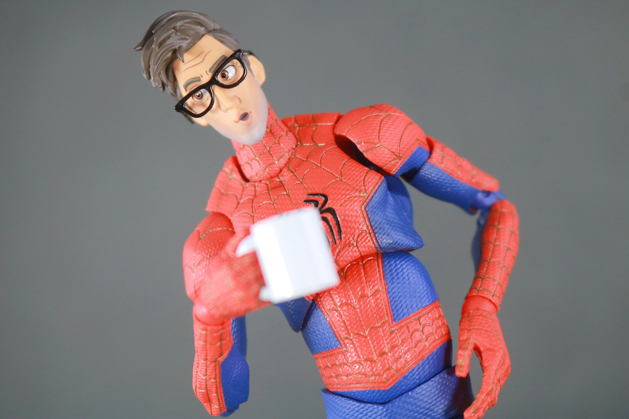 千値練 SVアクション　スパイダーマン　ピーター・B・パーカー　レビュー　アクション