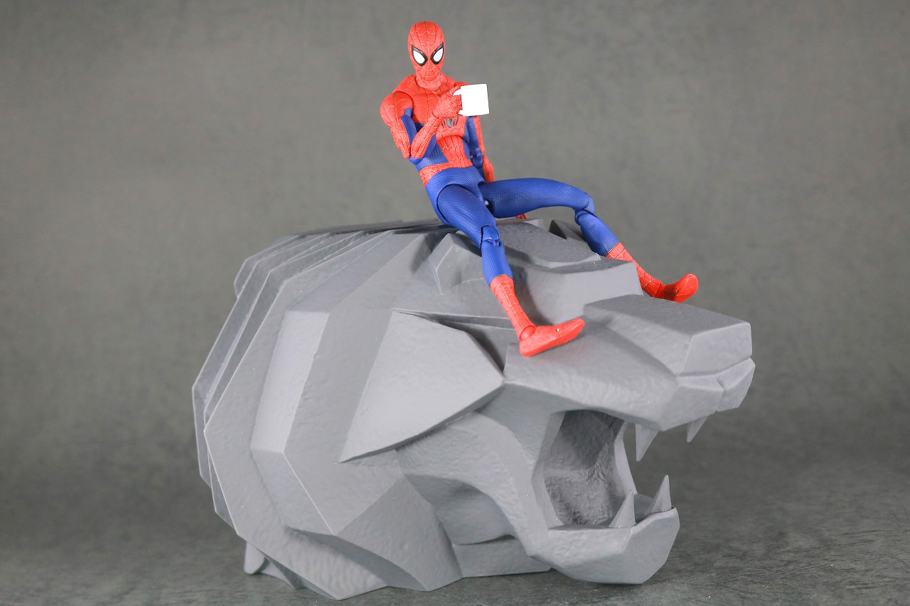 千値練 SVアクション　スパイダーマン　ピーター・B・パーカー　レビュー　アクション